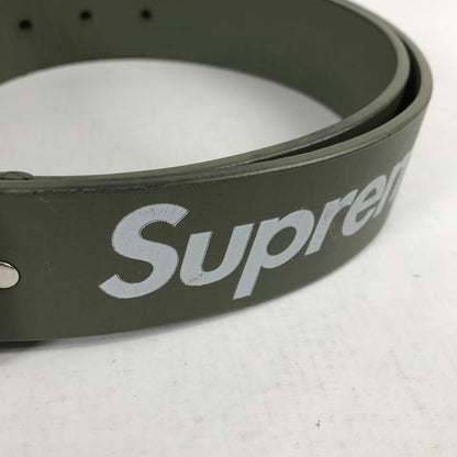 【中古品】【メンズ】 SUPREME シュプリーム BELT ベルト KHAKI 箱付属 ※劣化有 149-260608-io-03-fuzh 万代Net店