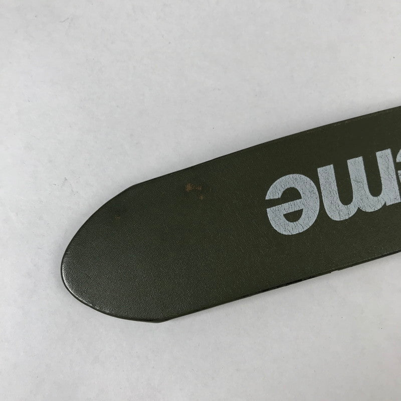 【中古品】【メンズ】 SUPREME シュプリーム BELT ベルト KHAKI 箱付属 ※劣化有 149-260608-io-03-fuzh 万代Net店
