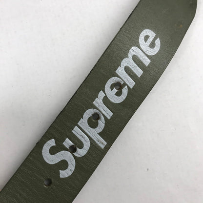 【中古品】【メンズ】 SUPREME シュプリーム BELT ベルト KHAKI 箱付属 ※劣化有 149-260608-io-03-fuzh 万代Net店