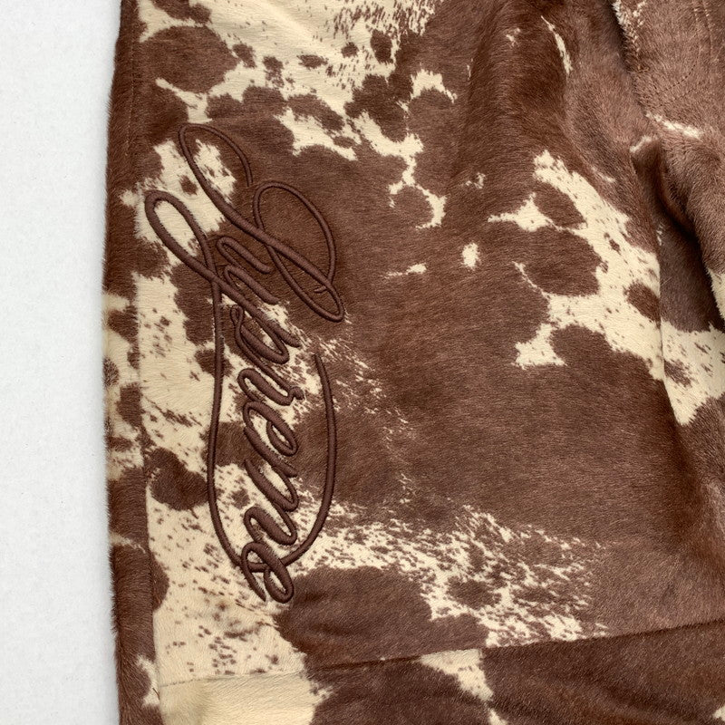 【中古品】【メンズ】 SUPREME PONYHAIR LOOSE FIT 5-POCKET JEAN ”COW” 25SS シュプリーム ルーズフィット 5ポケットジーンズ パンツ ボトムス ブランド 古着 149-260530-gm-18-fuz サイズ：32 カラー：ブラウン 万代Net店