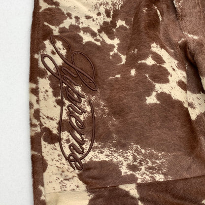 【中古品】【メンズ】 SUPREME PONYHAIR LOOSE FIT 5-POCKET JEAN ”COW” 25SS シュプリーム ルーズフィット 5ポケットジーンズ パンツ ボトムス ブランド 古着 149-260530-gm-18-fuz サイズ：32 カラー：ブラウン 万代Net店