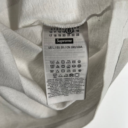 【中古品】【メンズ】 SUPREME×MM6 MAISON MARGIELA シュプリーム ×メゾンマルジェラ 24SS BOX LOGO TEE "WHITE" Tシャツ 149-260527-ky-01-fuzh サイズ：L カラー：ホワイト 万代Net店