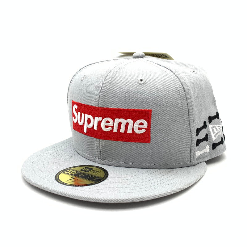 中古品】【メンズ】 SUPREME×NEW ERA BONES BOX LOGO CAP シュプリーム