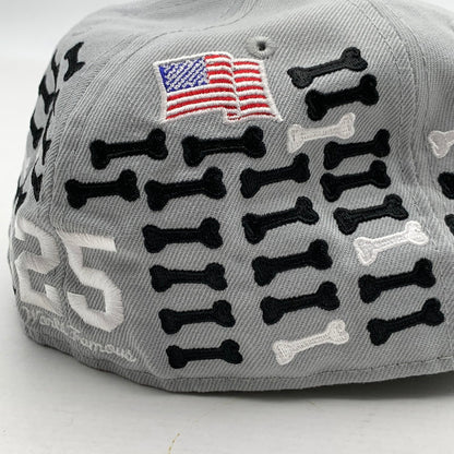 【中古品】【メンズ】 SUPREME×NEW ERA BONES BOX LOGO CAP シュプリーム×ニューエラ ボックスロゴキャップ ブランド 帽子 キャップ 149-260606-gm-19-fuz サイズ：59.6 カラー：グレー 万代Net店
