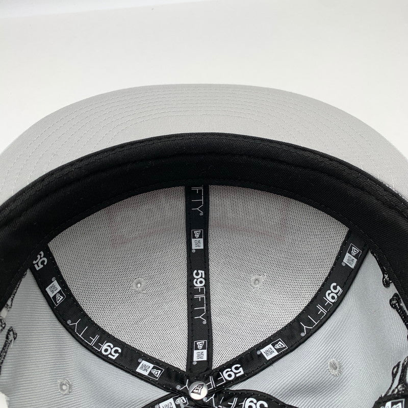 【中古品】【メンズ】 SUPREME×NEW ERA BONES BOX LOGO CAP シュプリーム×ニューエラ ボックスロゴキャップ ブランド 帽子 キャップ 149-260606-gm-19-fuz サイズ：59.6 カラー：グレー 万代Net店