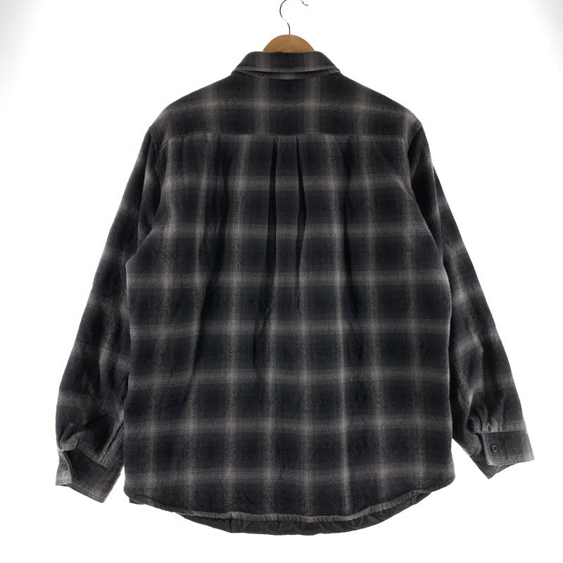 【中古品】【メンズ】 BACKCHANNEL バックチャンネル ネルシャツ カラーBLACK SIZE:Ｌ オンブレシャドーチェック 142-260722-ky-24-fuzh 万代Net店