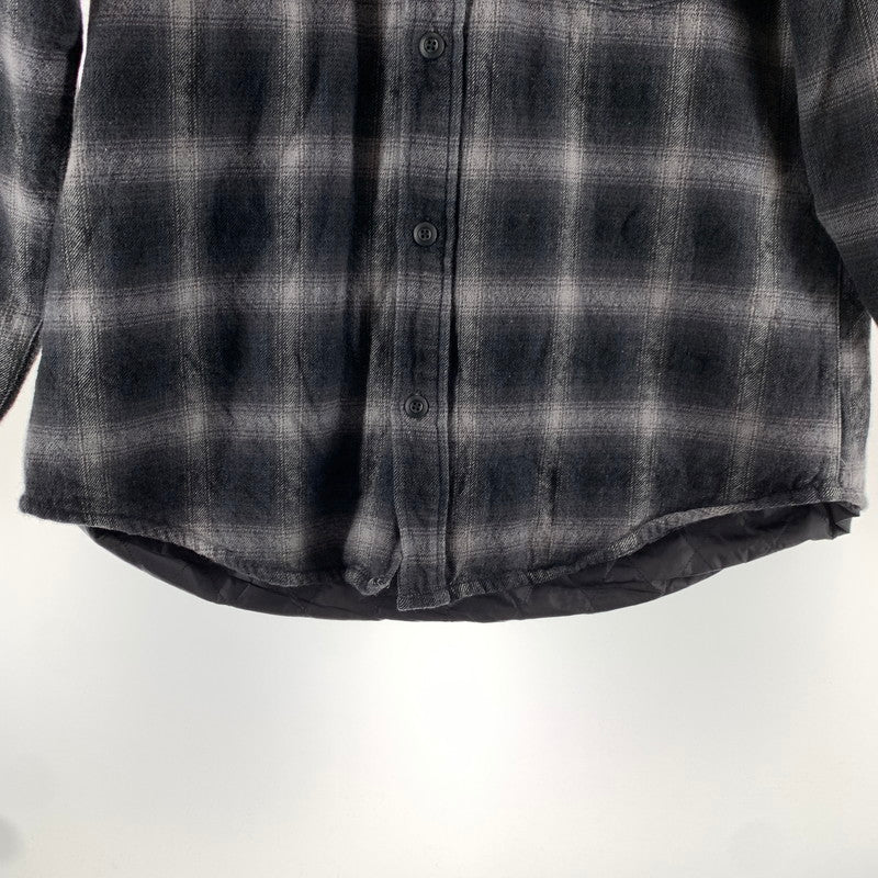 【中古品】【メンズ】 BACKCHANNEL バックチャンネル ネルシャツ カラーBLACK SIZE:Ｌ オンブレシャドーチェック 142-260722-ky-24-fuzh 万代Net店