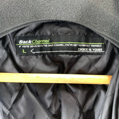【中古品】【メンズ】 BACKCHANNEL バックチャンネル ネルシャツ カラーBLACK SIZE:Ｌ オンブレシャドーチェック 142-260722-ky-24-fuzh 万代Net店