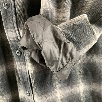 【中古品】【メンズ】 BACKCHANNEL バックチャンネル ネルシャツ カラーBLACK SIZE:Ｌ オンブレシャドーチェック 142-260722-ky-24-fuzh 万代Net店