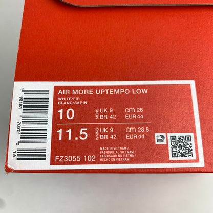 【中古品】【メンズ】 NIKE ナイキ FZ3055-102 AIR MORE UPTEMPO LOW モアアップテンポ ロウ "CELTICS" WHITE.GREEN SIZE:28cm タグ、箱付属 スニーカー 靴 160-260712-ky-14-fuzh 万代Net店