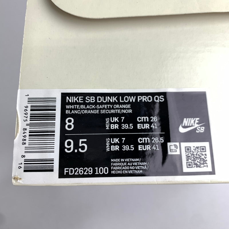 【中古品】【メンズ】 NIKE SB ナイキ FD2629-100 TIGHTBOOTH×DUNK LOW PRO QS ナイトブース ×ダンクロウ プロ QS "BLACK AND WHITE" SIZE:26.0cm 箱付属 スニーカー 靴 160-260712-ky-13-fuzh 万代Net店