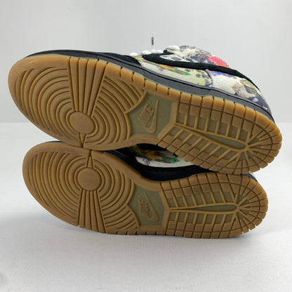 【中古品】【メンズ】 NIKE SB×SUPREME ナイキ×シュプリーム FD8778-001 DUNK LOW "RAMMELLZEE" カラー黒.白.総柄 SIZE:26.0cm スニーカー 靴 160-260712-ky-08-fuzh 万代Net店