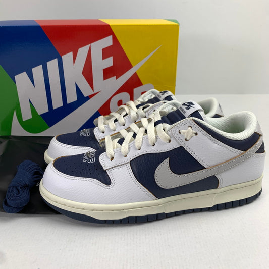 【中古品】【メンズ】 NIKE SB×HUF ナイキSB × ハフ FD8775-100 DUNK LOW "NEW YORK" カラーNAVY WHITE SIZE:26.0cm シューレース、箱付属 スニーカー 靴 160-260712-ky-11-fuzh 万代Net店