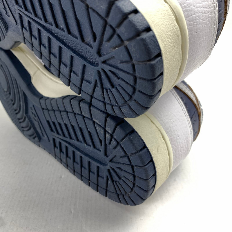【中古品】【メンズ】 NIKE SB×HUF ナイキSB × ハフ FD8775-100 DUNK LOW "NEW YORK" カラーNAVY WHITE SIZE:26.0cm シューレース、箱付属 スニーカー 靴 160-260712-ky-11-fuzh 万代Net店