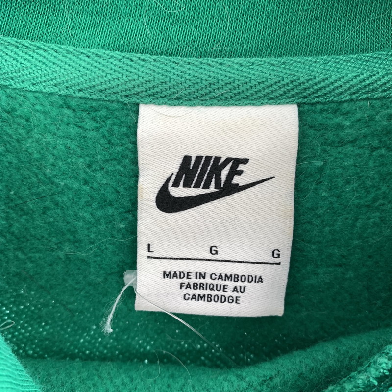 【中古品】【メンズ】 NIKE ナイキ パーカー フーディー GREEN SIZE:L ※ほつれ・毛の付着・使用感有 148-260919-io-36-fuzh カラー：グリーン 万代Net店