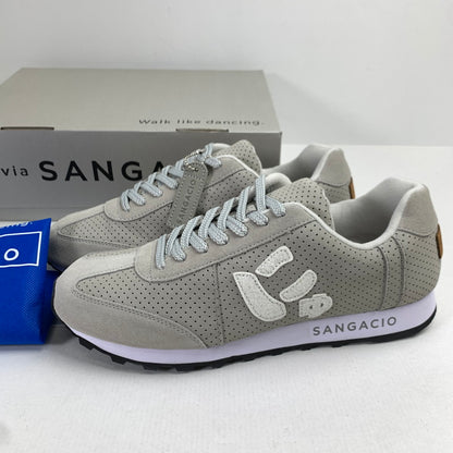 【中古品】【メンズ】 SANGACIO MOM GRAY サンガッチョ マム グレー カラー GRAY SIZE:28.0cm 箱付属 スニーカー 靴 162-260712-ky-04-fuzh 万代Net店