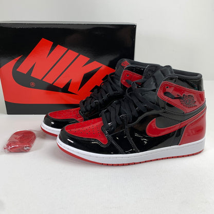 【中古品】【メンズ】 NIKE ナイキ 555088-063 AIR JORDAN 1 HIGH OG "PATENT BRED" エアジョーダン1 ハイ OG カラー赤.黒 SIZE:28.5cm シューレース、箱付属 スニーカー 靴 160-260712-ky-09-fuzh 万代Net店
