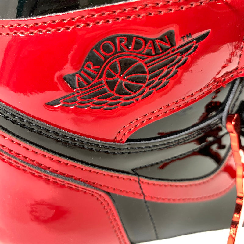 【中古品】【メンズ】 NIKE ナイキ 555088-063 AIR JORDAN 1 HIGH OG "PATENT BRED" エアジョーダン1 ハイ OG カラー赤.黒 SIZE:28.5cm シューレース、箱付属 スニーカー 靴 160-260712-ky-09-fuzh 万代Net店
