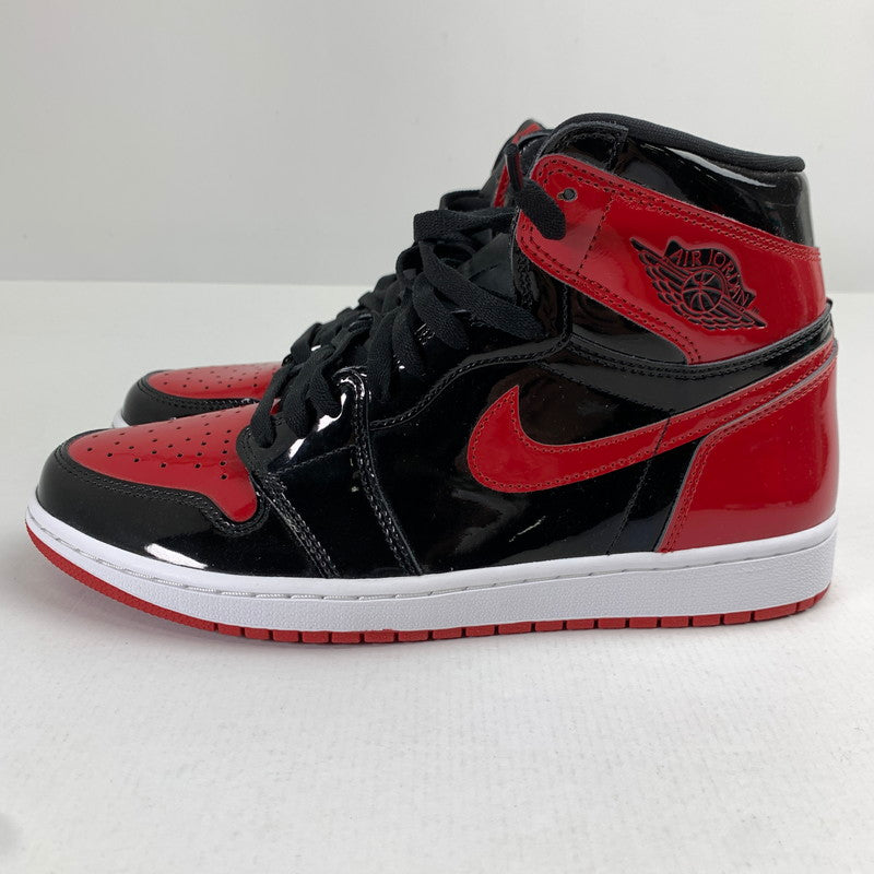 【中古品】【メンズ】 NIKE ナイキ 555088-063 AIR JORDAN 1 HIGH OG "PATENT BRED" エアジョーダン1 ハイ OG カラー赤.黒 SIZE:28.5cm シューレース、箱付属 スニーカー 靴 160-260712-ky-09-fuzh 万代Net店