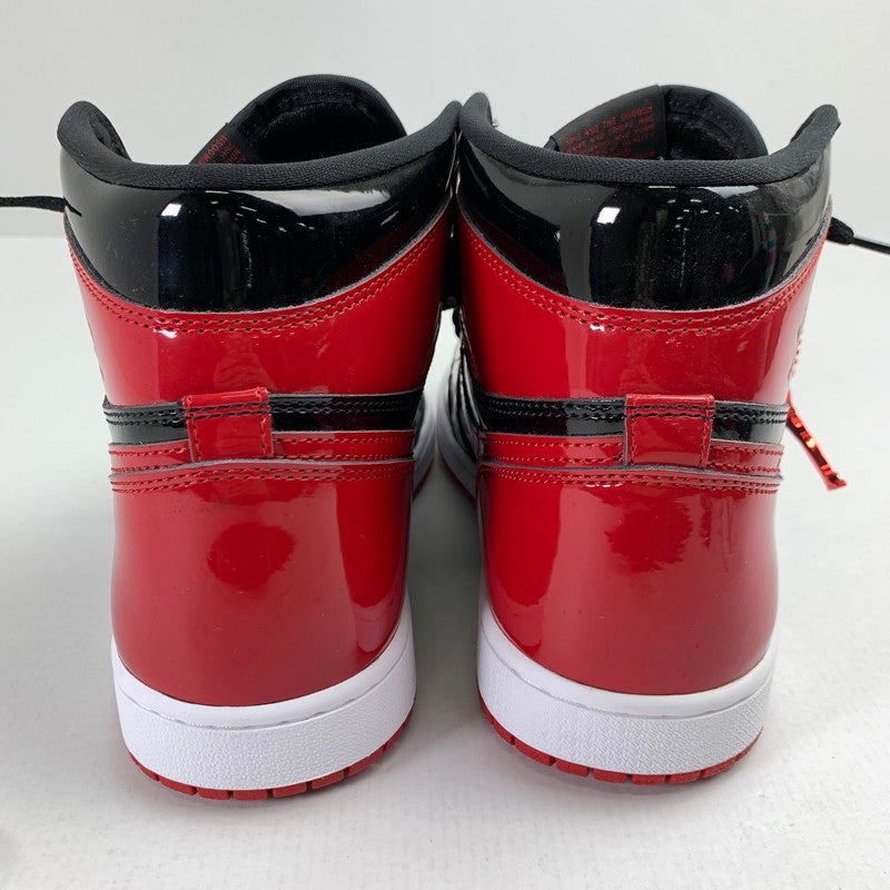 【中古品】【メンズ】 NIKE ナイキ 555088-063 AIR JORDAN 1 HIGH OG "PATENT BRED" エアジョーダン1 ハイ OG カラー赤.黒 SIZE:28.5cm シューレース、箱付属 スニーカー 靴 160-260712-ky-09-fuzh 万代Net店