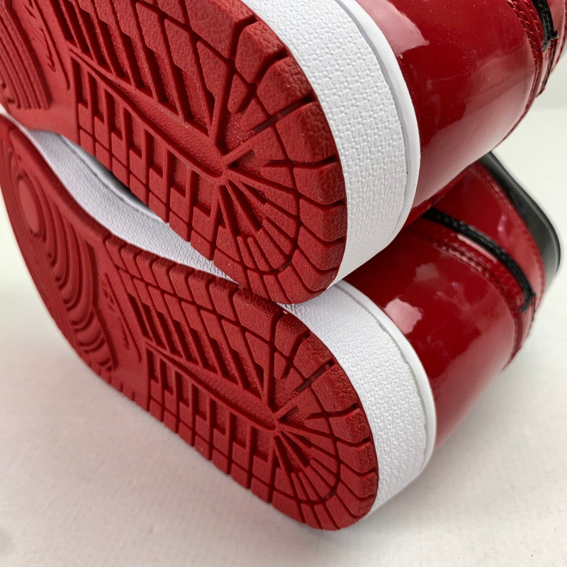 【中古品】【メンズ】 NIKE ナイキ 555088-063 AIR JORDAN 1 HIGH OG "PATENT BRED" エアジョーダン1 ハイ OG カラー赤.黒 SIZE:28.5cm シューレース、箱付属 スニーカー 靴 160-260712-ky-09-fuzh 万代Net店