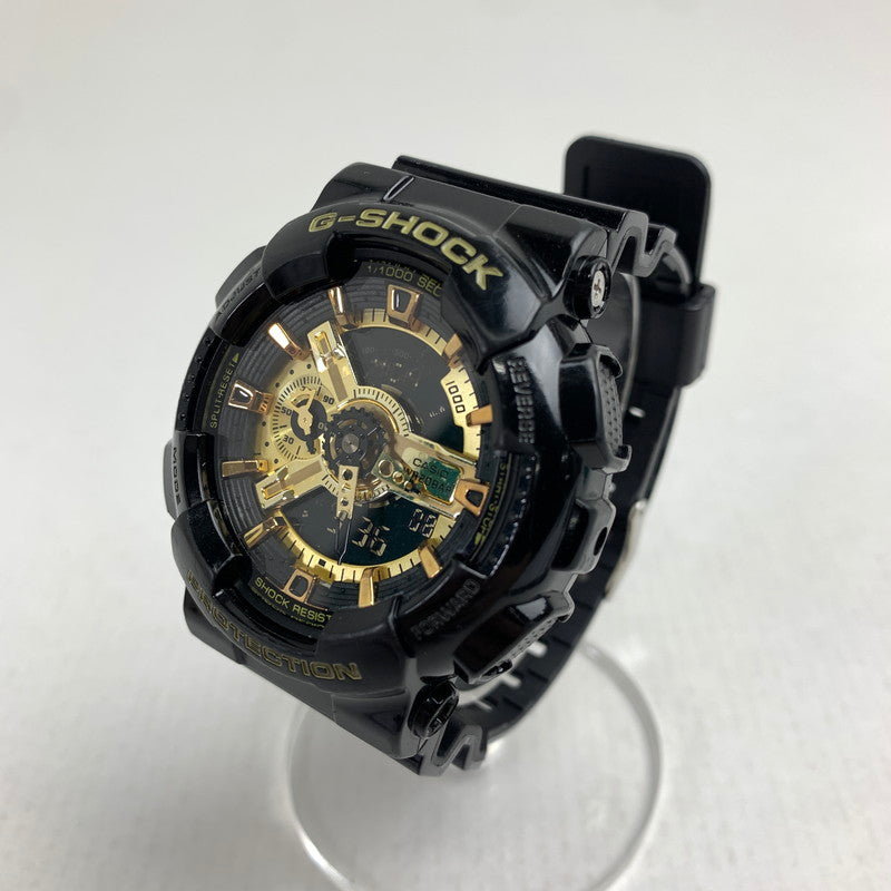 【中古品】【メンズ】 G-SHOCK ジーショック GA-110GB-1AJF アナログデジタル腕時計 カラーBLACK.GOLD 本体のみ 時計 196-260714-ky-13-fuzh 万代Net店