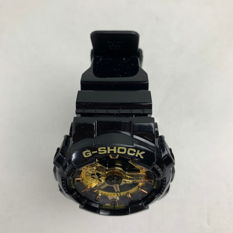 【中古品】【メンズ】 G-SHOCK ジーショック GA-110GB-1AJF アナログデジタル腕時計 カラーBLACK.GOLD 本体のみ 時計 196-260714-ky-13-fuzh 万代Net店