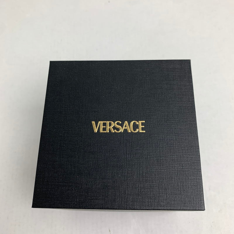 【中古品】【メンズ】 VERSACE ヴェルサーチェ メデューサロゴ ネックレス ゴールドトーン.ラインストーン ペンダント アクセサリー 192-260714-ky-17-fuzh 万代Net店