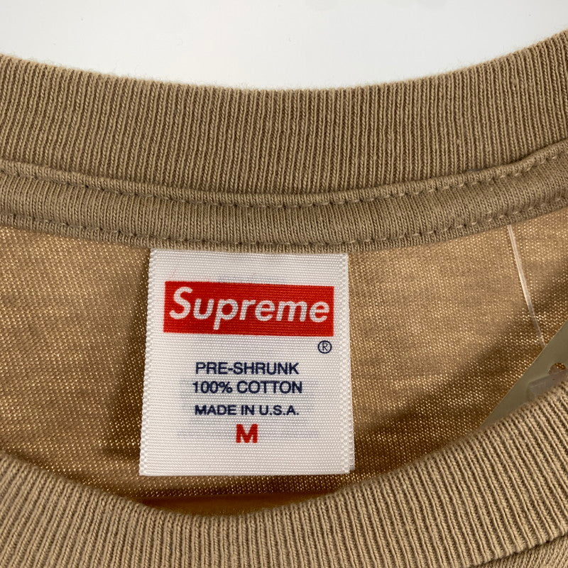 【中古品】【メンズ】 SUPREME シュプリーム 23AW NBA YOUNGBOY TEE ヤングボーイ Tシャツ BEIGE SIZE:M ※ほつれ有 149-260719-io-58-fuzh 万代Net店