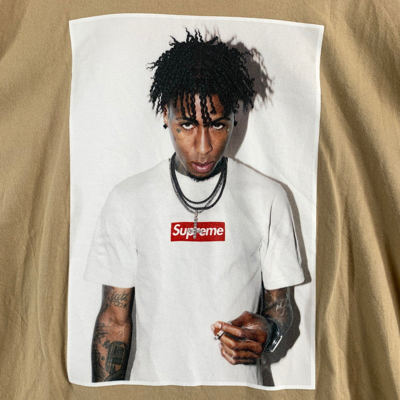 【中古品】【メンズ】 SUPREME シュプリーム 23AW NBA YOUNGBOY TEE ヤングボーイ Tシャツ BEIGE SIZE:M ※ほつれ有 149-260719-io-58-fuzh 万代Net店