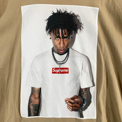 【中古品】【メンズ】 SUPREME シュプリーム 23AW NBA YOUNGBOY TEE ヤングボーイ Tシャツ BEIGE SIZE:M ※ほつれ有 149-260719-io-58-fuzh 万代Net店