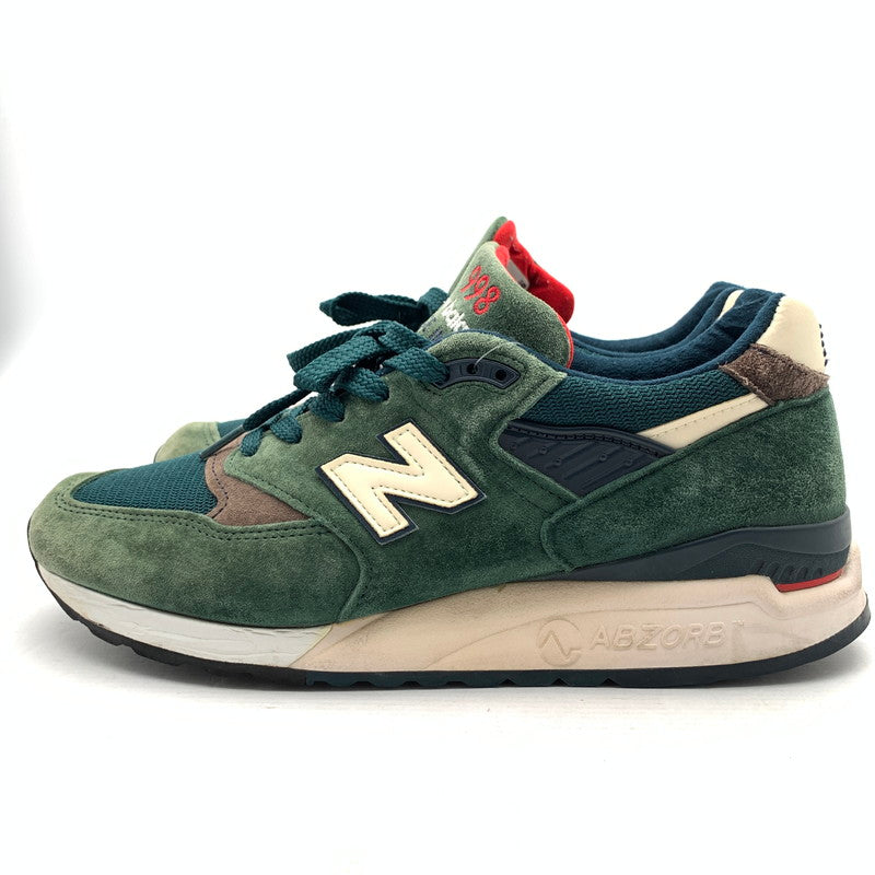【中古品】【メンズ】 NEW BALANCE ニューバランス M998CHI 998 "DARK GREEN" スニーカー 靴 163-260926-gm-13-fuzh サイズ：27.5cm カラー：グリーン 万代Net店