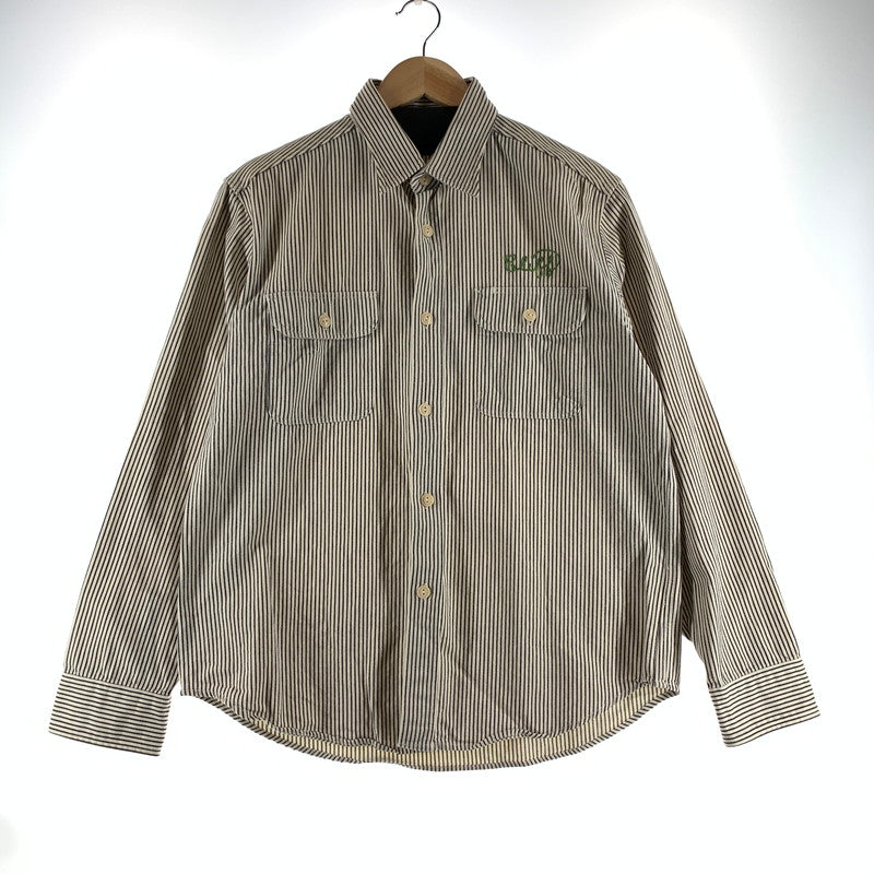 【中古品】【メンズ】 SUGAR CANE シュガーケーン ヒッコリーシャツ サイズM 145-260901-ky-17-fuzh 万代Net店