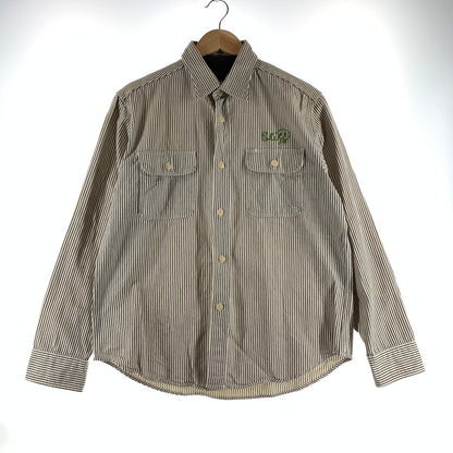 【中古品】【メンズ】 SUGAR CANE シュガーケーン ヒッコリーシャツ サイズM 145-260901-ky-17-fuzh 万代Net店