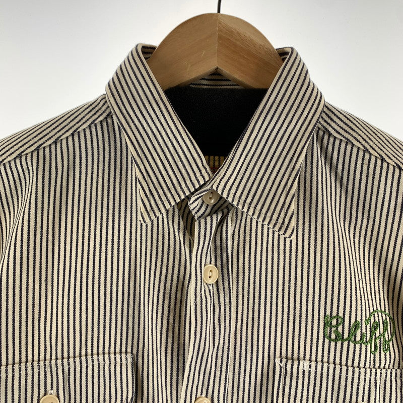 【中古品】【メンズ】 SUGAR CANE シュガーケーン ヒッコリーシャツ サイズM 145-260901-ky-17-fuzh 万代Net店