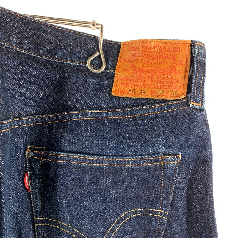 【中古品】【メンズ】 LEVI'S リーバイス 501XX 47501-0017 デニムパンツ SIZE:W38 L36 47年復刻 ビッグE 赤耳 裏無 156-260901-ky-06-fuzh 万代Net店