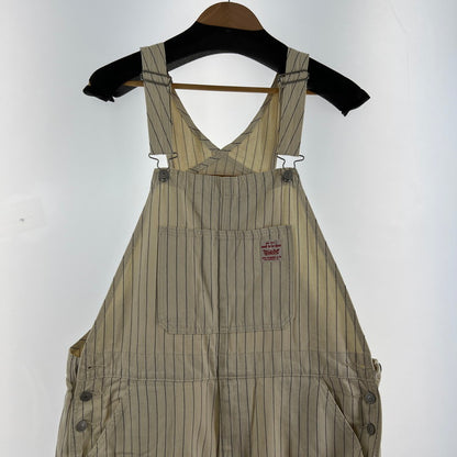 【中古品】【メンズ】 LEVI'S リーバイス オーバーオール WHITE.ヒッコリー/SIZE:L 156-260901-ny-11-fuzh サイズ：L カラー：ホワイト 万代Net店