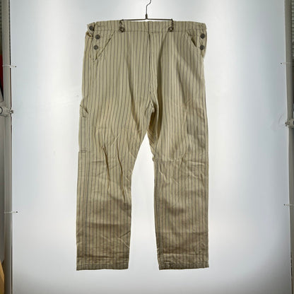 【中古品】【メンズ】 LEVI'S リーバイス オーバーオール WHITE.ヒッコリー/SIZE:L 156-260901-ny-11-fuzh サイズ：L カラー：ホワイト 万代Net店