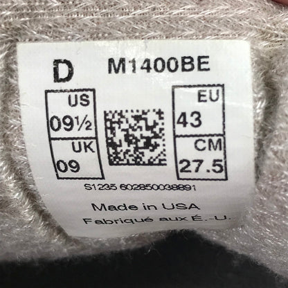 【中古品】【メンズ】 NEW BALANCE ニューバランス M1400BE USA製 LOW CUT SNEAKER ローカット スニーカー 靴 163-260925-mh-09-fuzh サイズ：27.5cm カラー：ベージュ 万代Net店