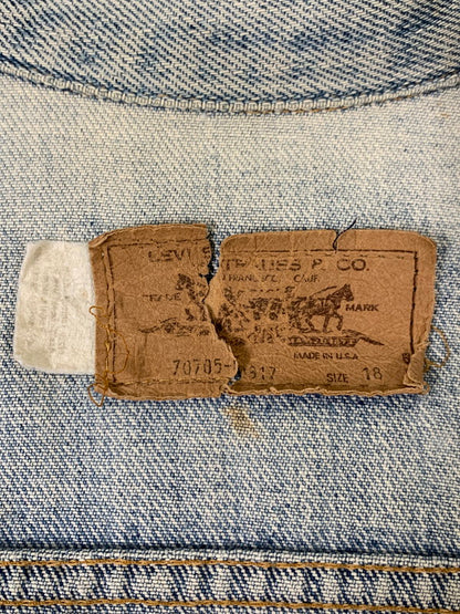 【中古品】【メンズ】 LEVI'S リーバイス 70705-0317 70S BOY'S DENIM JACKET ボーイズ デニムジャケット ヴィンテージ アウター 146-260409-SH-13-min サイズ：下記参照 カラー：インディゴ 万代Net店