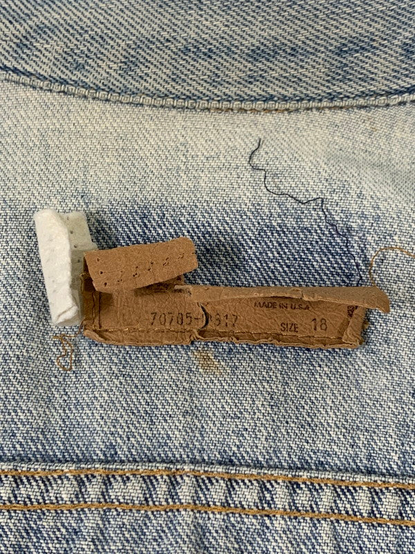【中古品】【メンズ】 LEVI'S リーバイス 70705-0317 70S BOY'S DENIM JACKET ボーイズ デニムジャケット ヴィンテージ アウター 146-260409-SH-13-min サイズ：下記参照 カラー：インディゴ 万代Net店