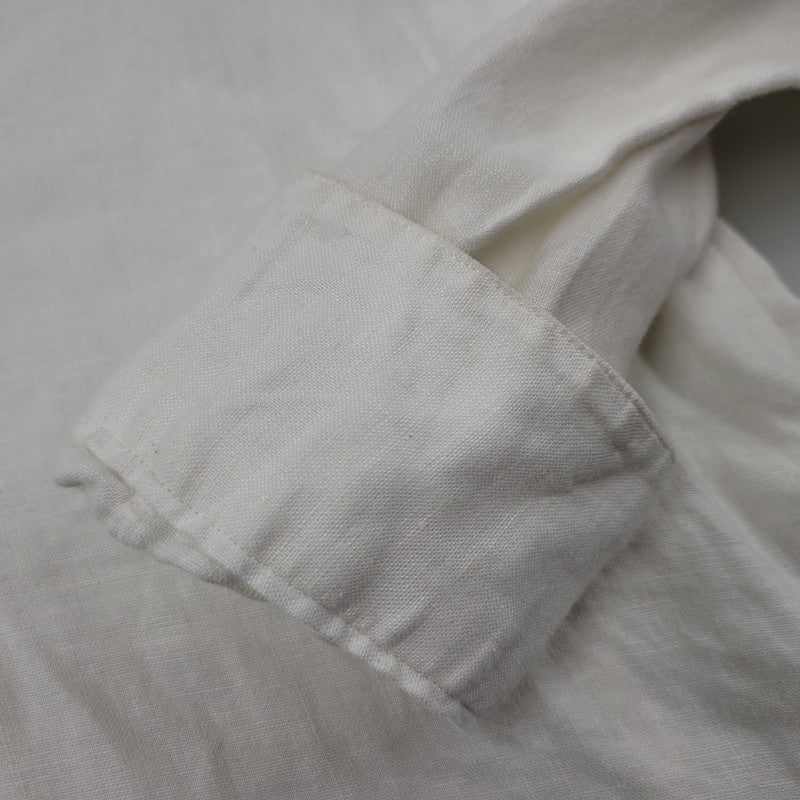 【中古品】【メンズ】 COLINA コリーナ 161SH04 LS LINEN SHIRT ロングスリーブ リネン シャツ トップス 長袖 140-251230-cs-13-izu サイズ：2 カラー：ホワイト 万代Net店