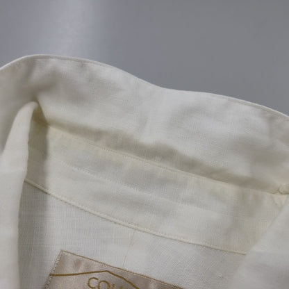 【中古品】【メンズ】 COLINA コリーナ 161SH04 LS LINEN SHIRT ロングスリーブ リネン シャツ トップス 長袖 140-251230-cs-13-izu サイズ：2 カラー：ホワイト 万代Net店