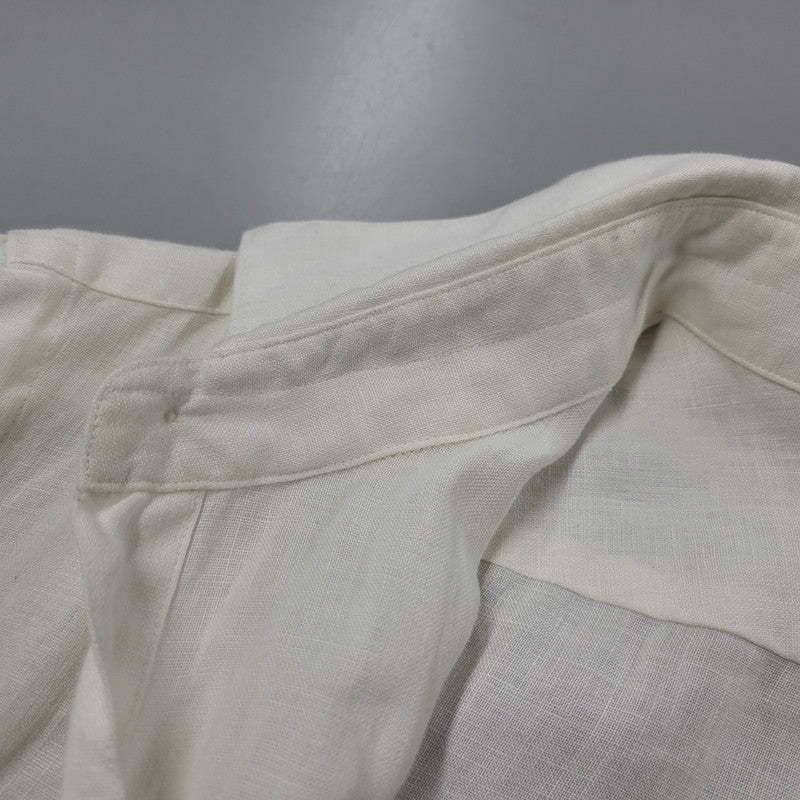 【中古品】【メンズ】 COLINA コリーナ 161SH04 LS LINEN SHIRT ロングスリーブ リネン シャツ トップス 長袖 140-251230-cs-13-izu サイズ：2 カラー：ホワイト 万代Net店