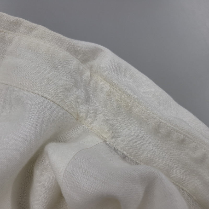 【中古品】【メンズ】 COLINA コリーナ 161SH04 LS LINEN SHIRT ロングスリーブ リネン シャツ トップス 長袖 140-251230-cs-13-izu サイズ：2 カラー：ホワイト 万代Net店