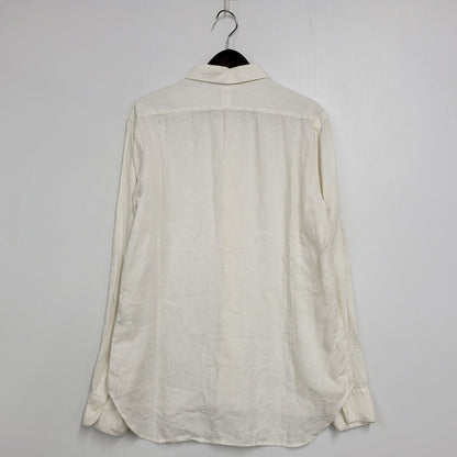 【中古品】【メンズ】 COLINA コリーナ 161SH04 LS LINEN SHIRT ロングスリーブ リネン シャツ トップス 長袖 140-251230-cs-13-izu サイズ：2 カラー：ホワイト 万代Net店