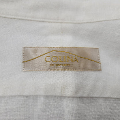【中古品】【メンズ】 COLINA コリーナ 161SH04 LS LINEN SHIRT ロングスリーブ リネン シャツ トップス 長袖 140-251230-cs-13-izu サイズ：2 カラー：ホワイト 万代Net店