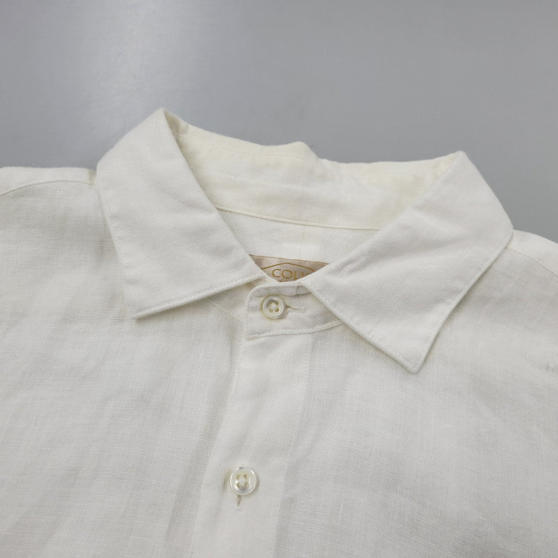 【中古品】【メンズ】 COLINA コリーナ 161SH04 LS LINEN SHIRT ロングスリーブ リネン シャツ トップス 長袖 140-251230-cs-13-izu サイズ：2 カラー：ホワイト 万代Net店