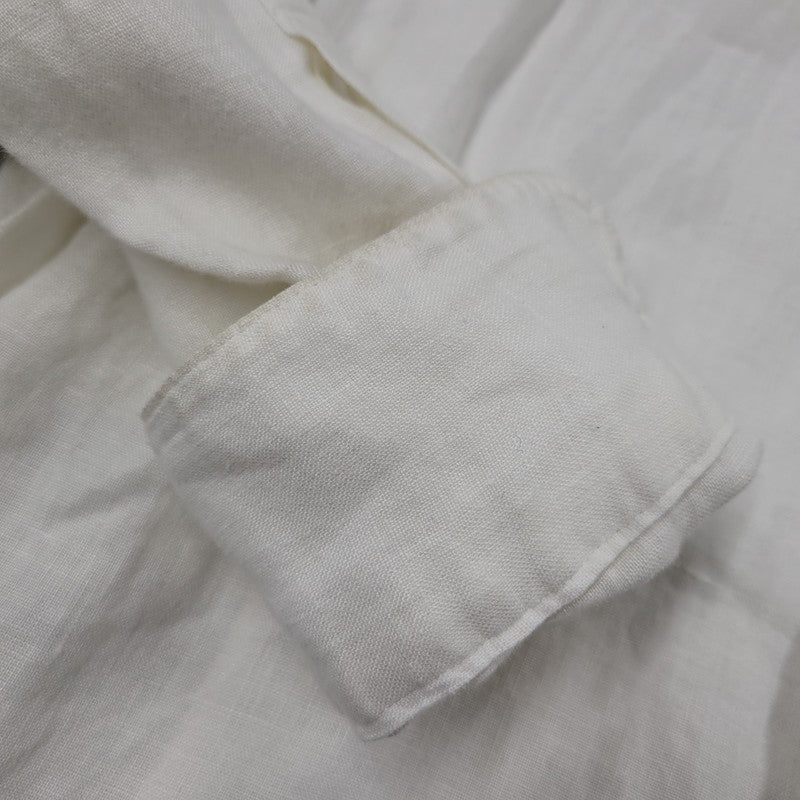 【中古品】【メンズ】 COLINA コリーナ 161SH04 LS LINEN SHIRT ロングスリーブ リネン シャツ トップス 長袖 140-251230-cs-13-izu サイズ：2 カラー：ホワイト 万代Net店