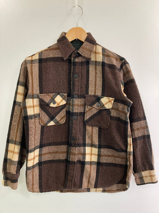 【現状渡し品】【メンズ】 SPORT KING スポーツキング 50-60S WOOL CPO SHIRT ウール シーピーオー シャツ 146-251230-zi-41-min サイズ：下記参照 カラー：ブラウン 万代Net店
